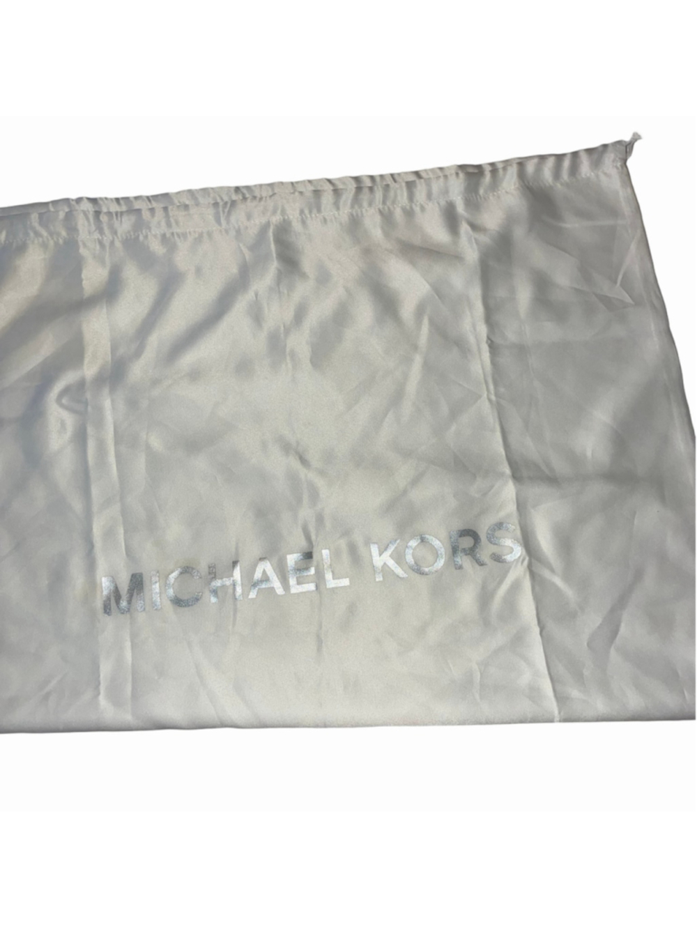 Michael Kors Dust Bag Large White Silver